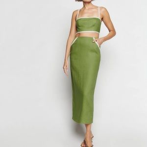 Elena linen two piece